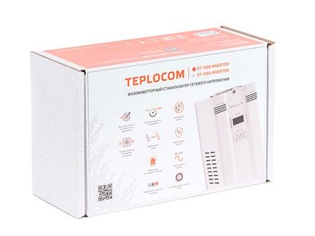 Стабилизатор TEPLOCOM ST-1500 INVERTOR 