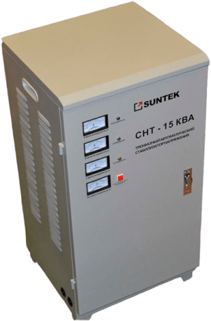 Трехфазный стабилизатор Suntek СНТ-15000-ЭМ 
